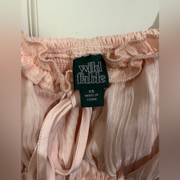 🩰 Wild Fable Light Pink Tiered Mini Dress - Picture 6 of 6